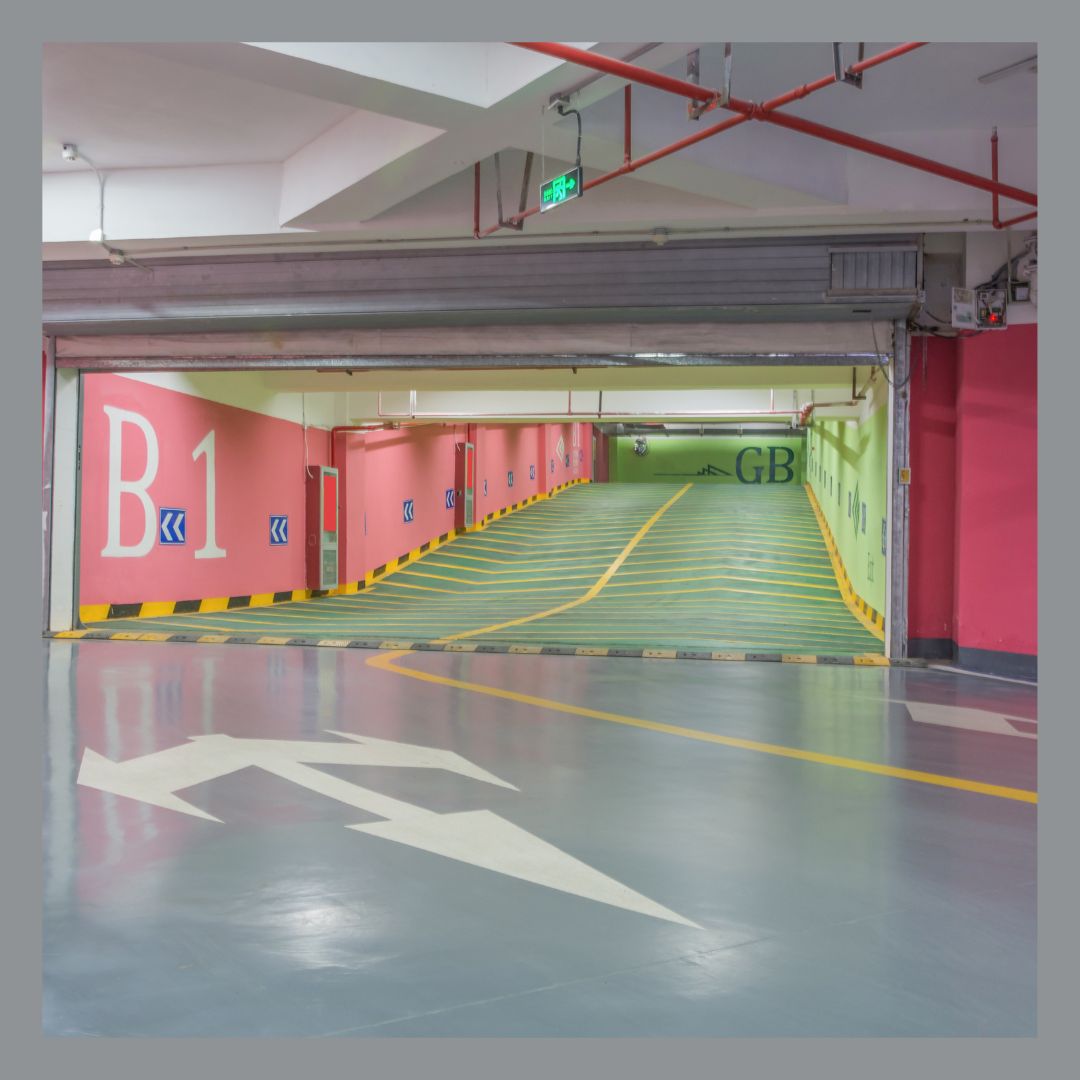 Pintura de Piso de Garagens e Estacionamento