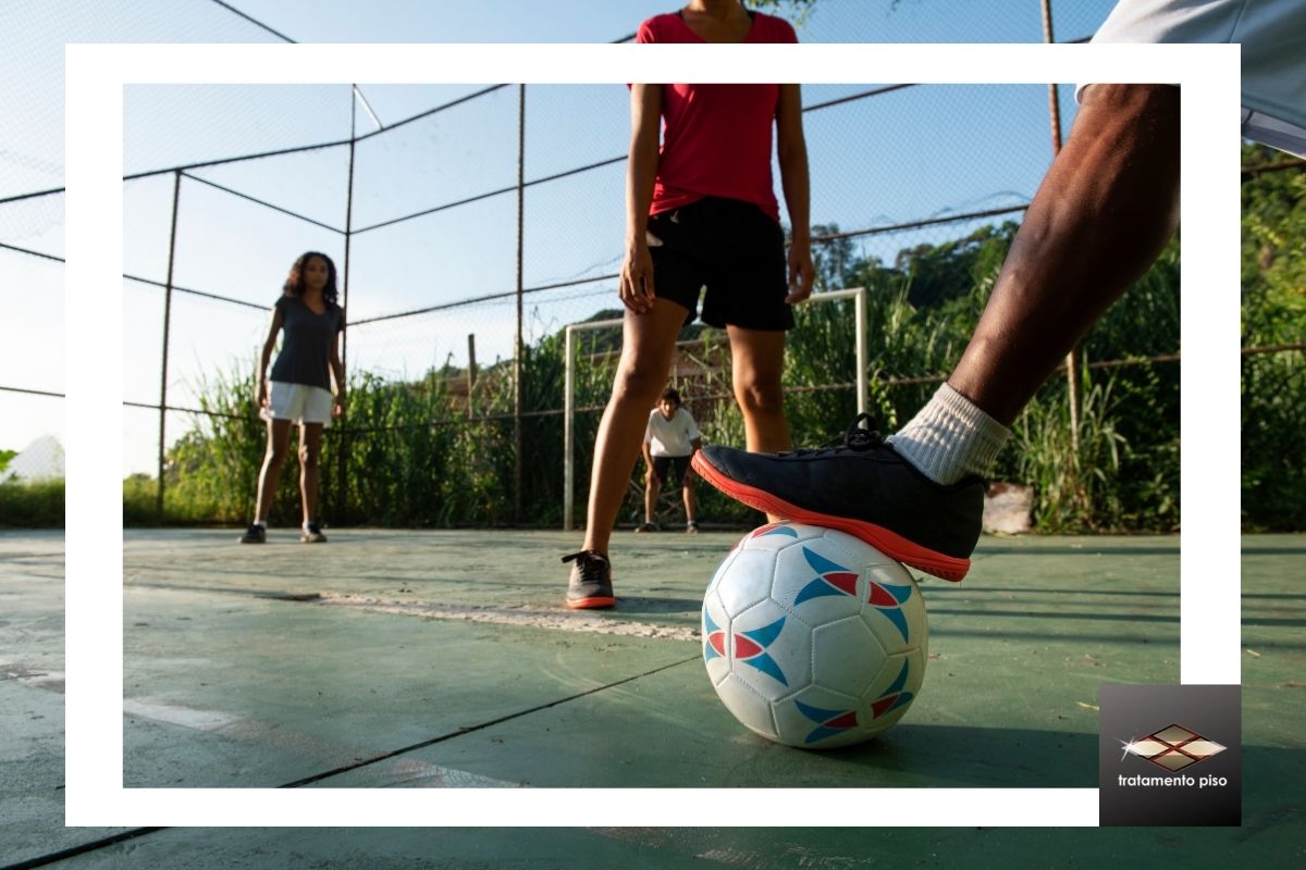 Pintura de Quadra Poliesportiva Pédios Condomínio