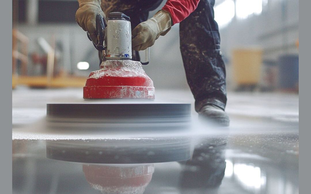 Lapidação de Piso de Concreto