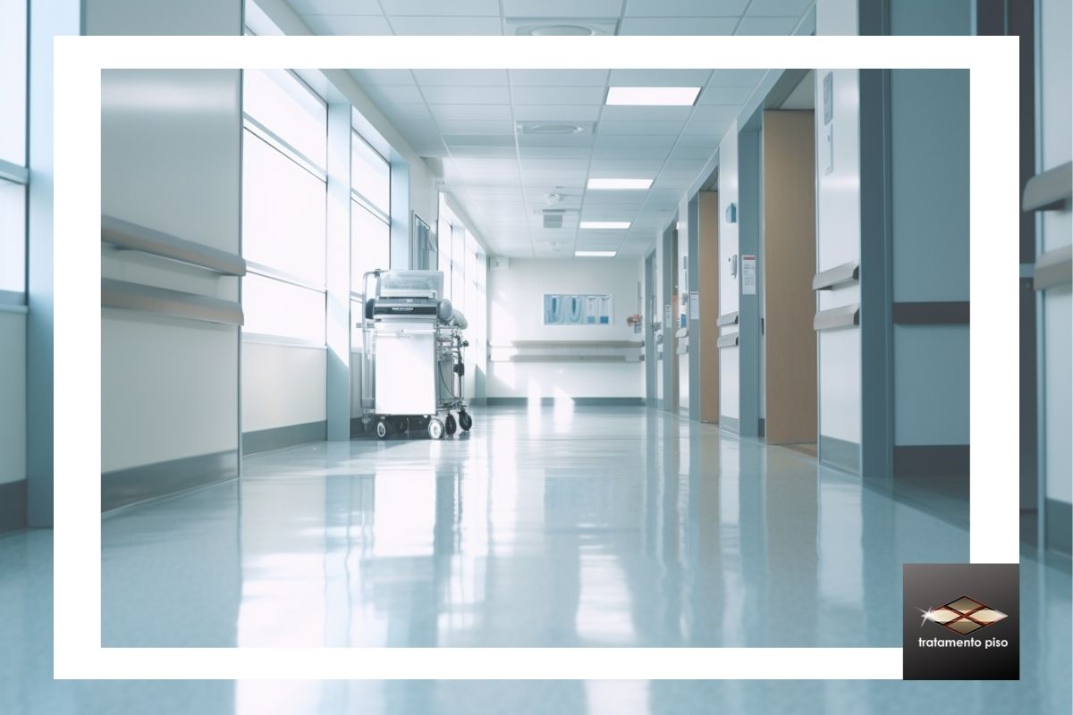 Limpeza e Polimento de Piso de Granilite Hospitalar