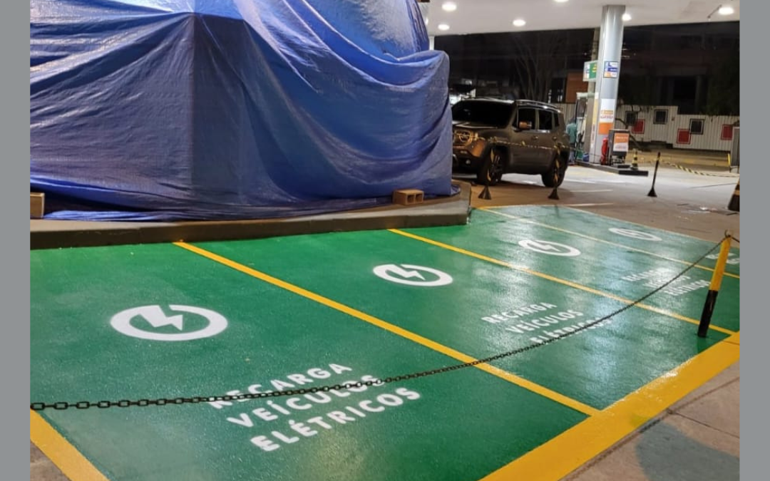 Pintura epoxi posto de gasolina