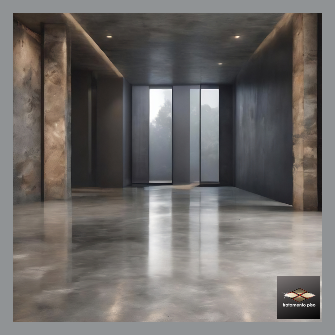 Piso de concreto lapidado em São Paulo