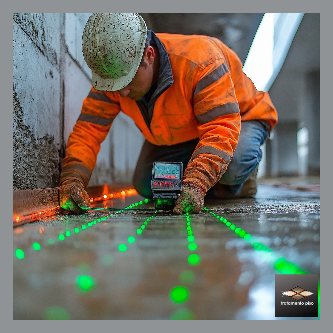 Concreto com nivelamento a laser em SP