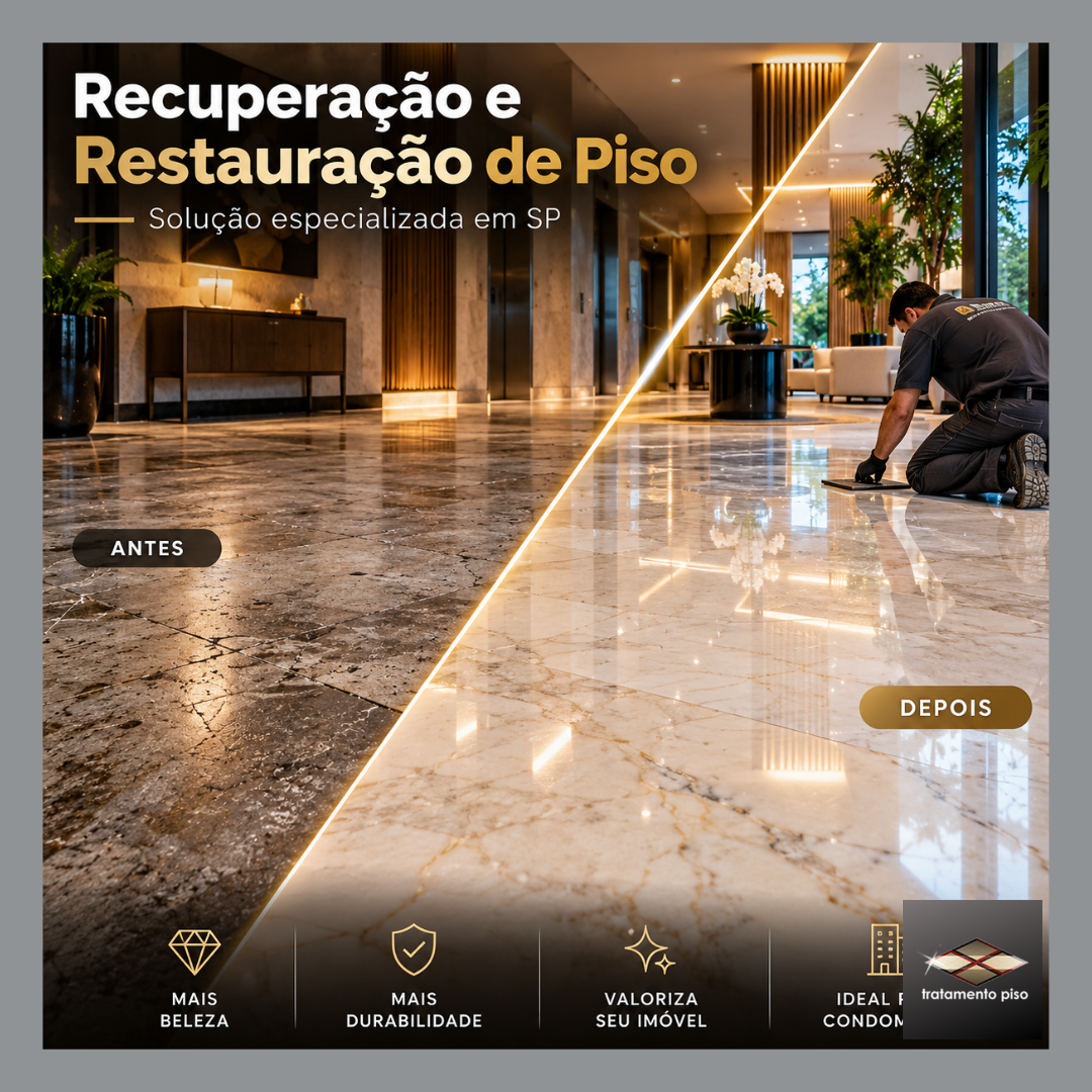 Recuperação Restauração de Piso em  SP
